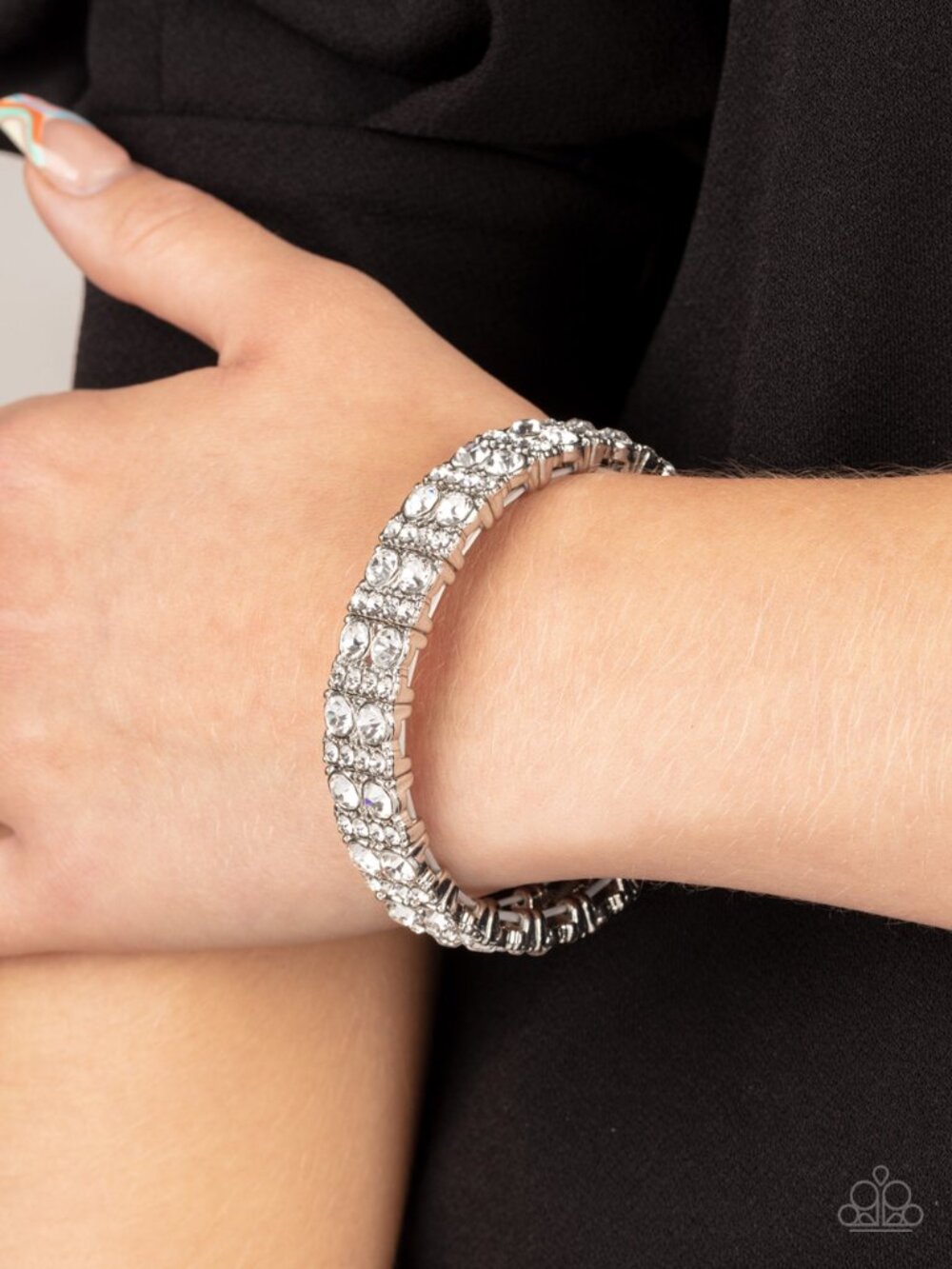 Paparazzi Gorgeous Icy Bracelet (BE085)